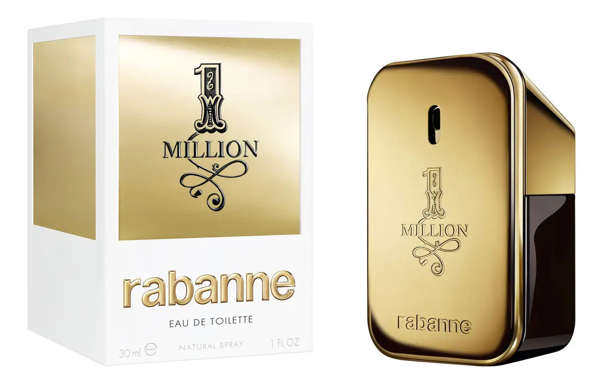 Rabanne 1 Million Eau de Toilette Masculino 30ml Fragrância Marcante e Sofisticada