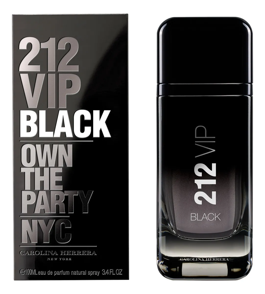Carolina Herrera 212 VIP Black Eau de Parfum Masculino 100ml Fragrância Intensa e Sofisticada