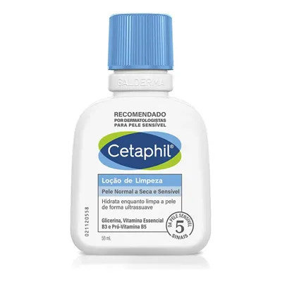 Cetaphil Loção de Limpeza Facial e Corporal 59ml Travel Size para Pele Sensível