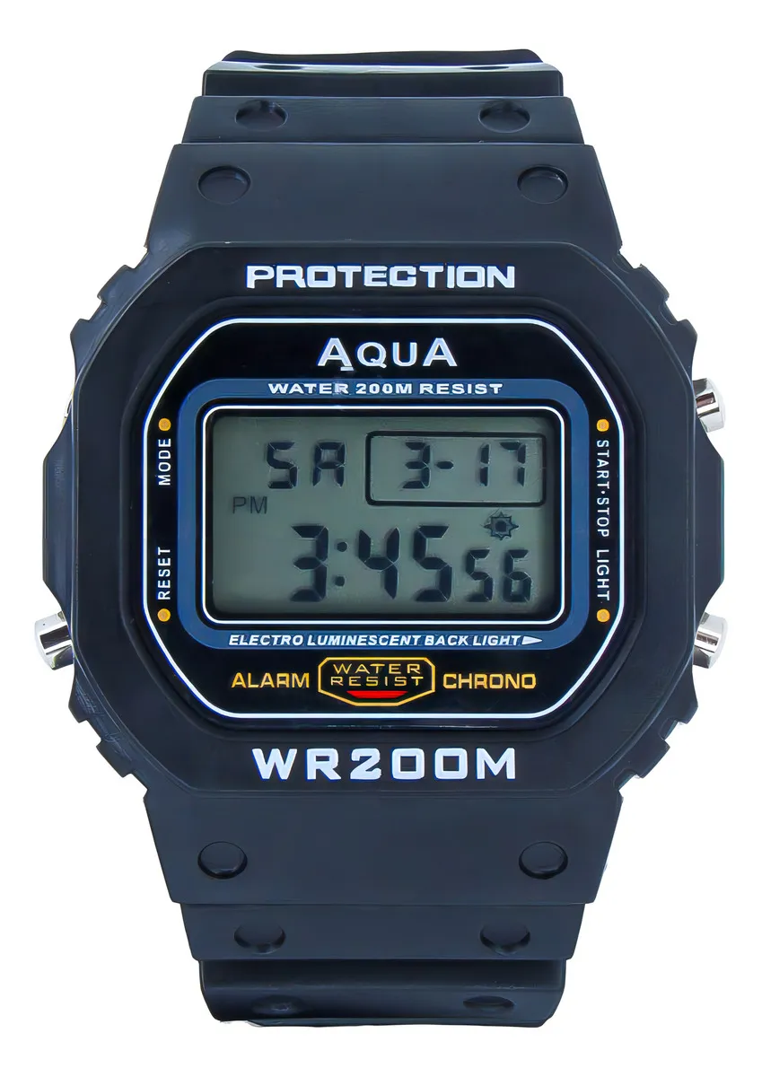 Relógio Masculino Digital Esportivo à Prova D’Água WR200 GP-519